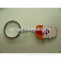 Wholesale Custom Enamel Zinc Alloy Metal Pig Keychain for Promotion